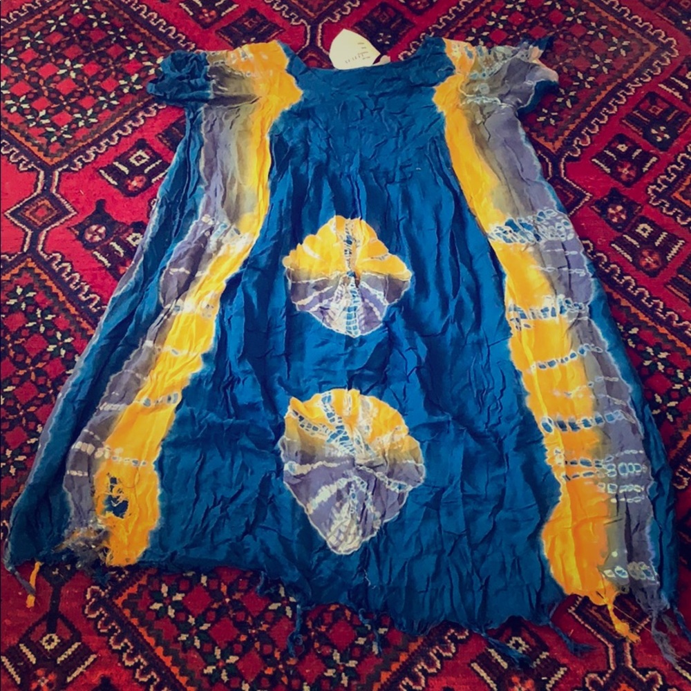 Tie dye dress, new with tags still on!